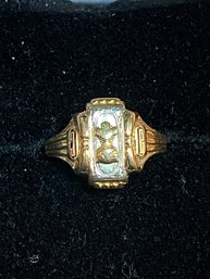 10K Herff Jones Vintage Class Ring Size 5.5