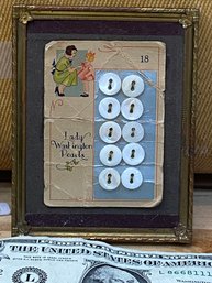 All Vintage And The Cutest Thing EVER!!!  Why Do We Not Decorate Button Cards Like That Now????