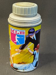 1968 Baseball Thermos Lunchbox Size