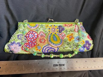 Adorable Beaded Handbag With Beaded Handle - Not Vintage But So Cute