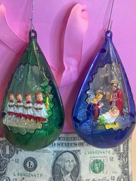 Vintage Set Of Christmas Ornaments