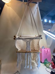 Macrame Baby Swing - Never Before Used 12'x12'