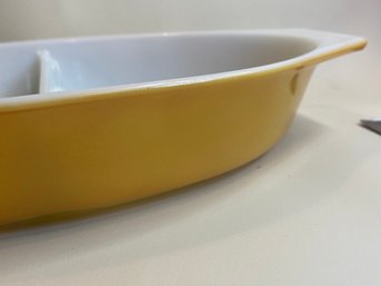 Vintage Pyrex Double Casserole Dish - PERFECT CONDITION - NO OXYDATION - 12' X 8' X 2'