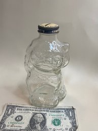 Family Beverage Syrup Glass Cat Bank