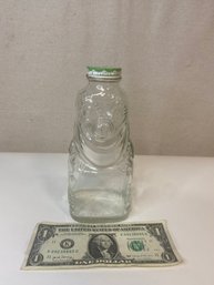 Vintage GRAPETTE SYRUP Figural CLOWN Glass Bottle Coin BANK Soda CAMDEN Arkansas