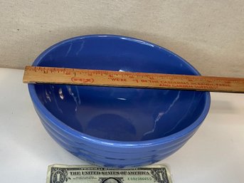 9' Vintage Blue Crock Dough Bowl