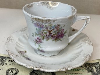 Demitasse Tea Cup TC Germany  Gold Trim