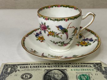 Demitasse Tea Cup And Saucer. English Grafton China