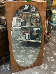 Mid Century Oval Mirror 46'x24'