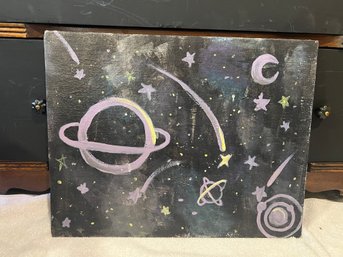 Space Doodle Painting 14x18