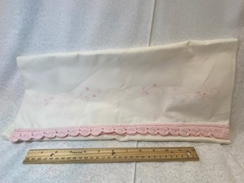 Vintage Pillow Case- Usable Edge
