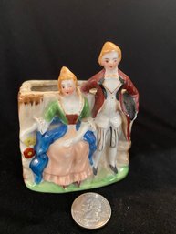 1945-1952 Ceramic Figurine Planter -Made In Occupied Japan