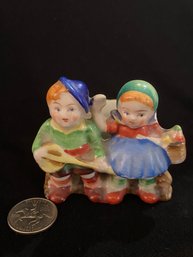 1945-1952 Ceramic Figurine Planter -Made In Occupied Japan