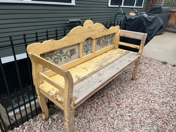 Pine Bench Decorative