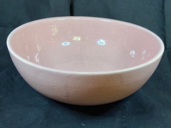 Rare Pink McCoy Large Mixing Bowl In Perfect Condition.