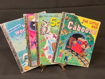 Set Of 4 Classic Golden Books See Pics For Condition