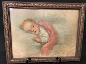 11' X 14' Vintage Art And Frame - So Sweet