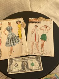 2 Patterns For Vintage Womens Clothing