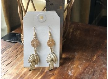 Large Vintage Drop Earrings (pierced)