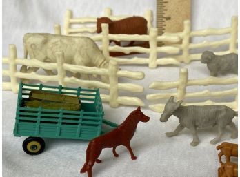 Vintage  Farm Animal Toys