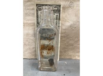 Vintage Bottle Glass