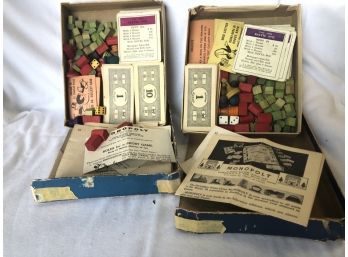 2 Vintage Monopoly Games