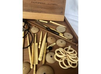 Needle Tools With Wooden Disks