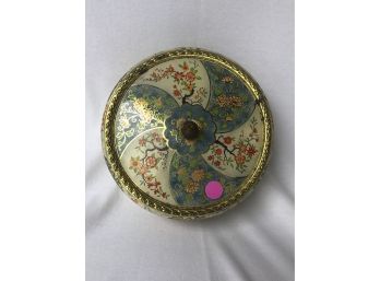 Dutch Decorative Canister And Lid