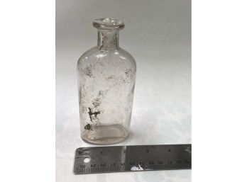 Clear Apothecary Bottle