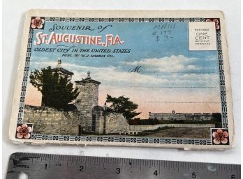 Vintage Souvenir Postcard Set-st. Augustine, FL