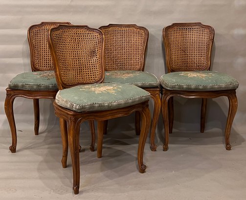 Set A Four French Country Side Chairs