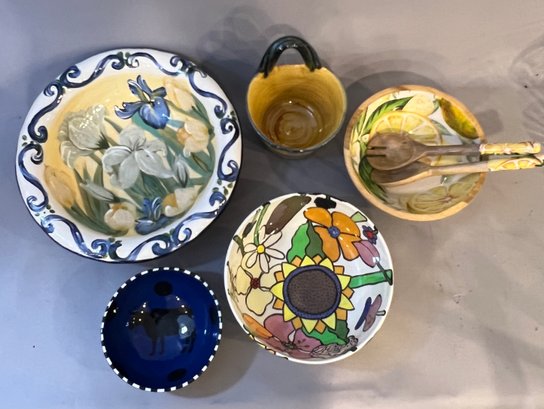 Five Pieces Mostly Bowls