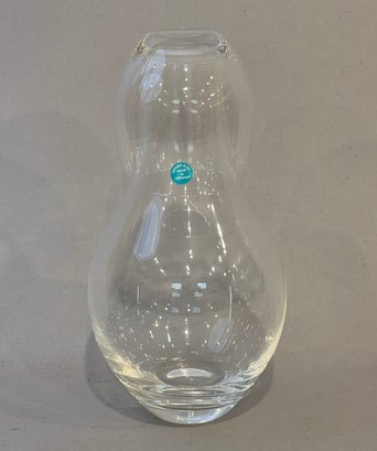 Tiffany And Company Glass Decanter With Glass For Stopper