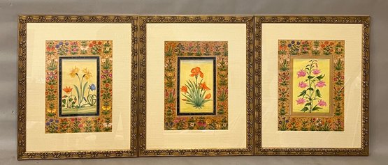 Set Of Three Floral Prints