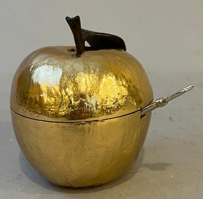 Michael Aram Gold Plated Honey Pot With Arrow Spoon