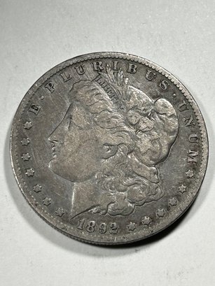 1892 O Morgan Dollar Silver
