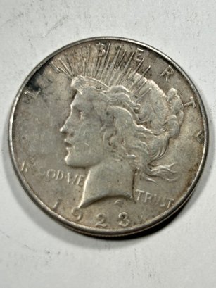 1923 S Peace Dollar Silver