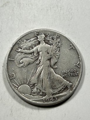 1943 D Walking Liberty Half Dollar Silver