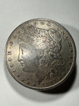 1891 Morgan Dollar Silver AS IS