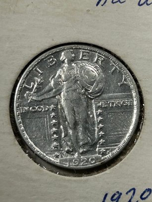 1920 Standing Liberty Quarter Silver