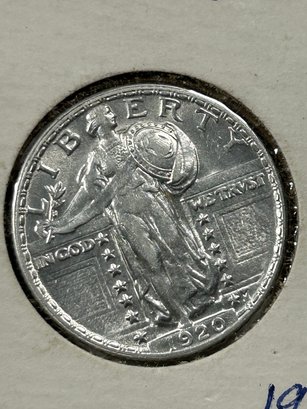 1920 S Standing Liberty Quarter Silver