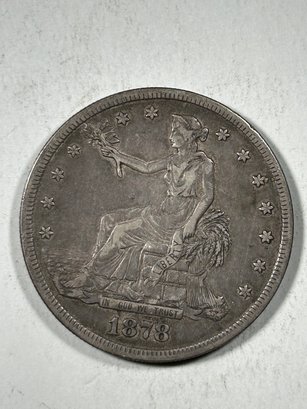 1878 S Trade Dollar Silver