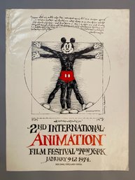 2nd International Animation Film Festival In New York 1974 Poster