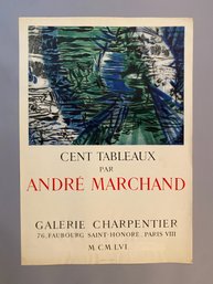 Cent Tableaux Par Andre Marchand Poster