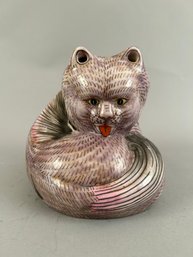 Chinese Fancy Cat Statue