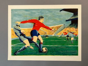 Boyle Soccer Football Serigraph