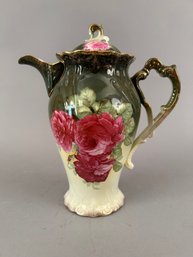 Coffee Pot With Roses