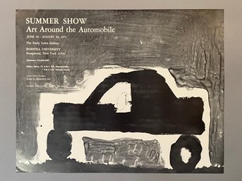 Art Around The Automobile 1971 Poster