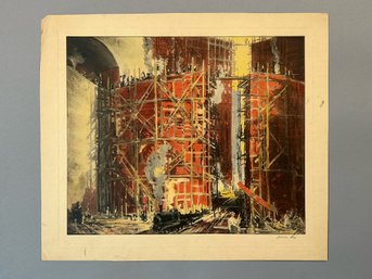 Jonas Lie Gates Of Pedro Miguel 1913 Print