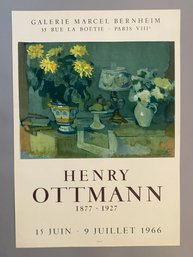 Henry Ottmann 1877-1927 1966 Poster